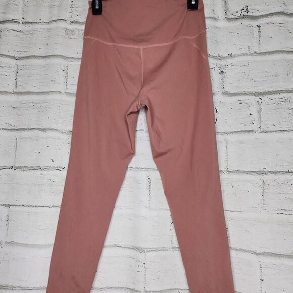 Girlfriend Collective #4008 Compressive High-Rise Leggings Rose Brown Small - Picture 8 of 11